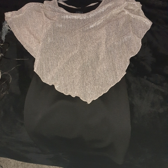 Enfocus gold and black dress . - Picture 1 of 3